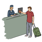 check in